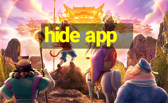 hide app