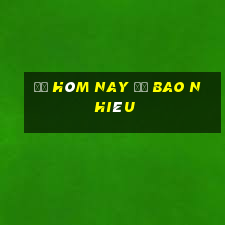 để hôm nay đổ bao nhiêu