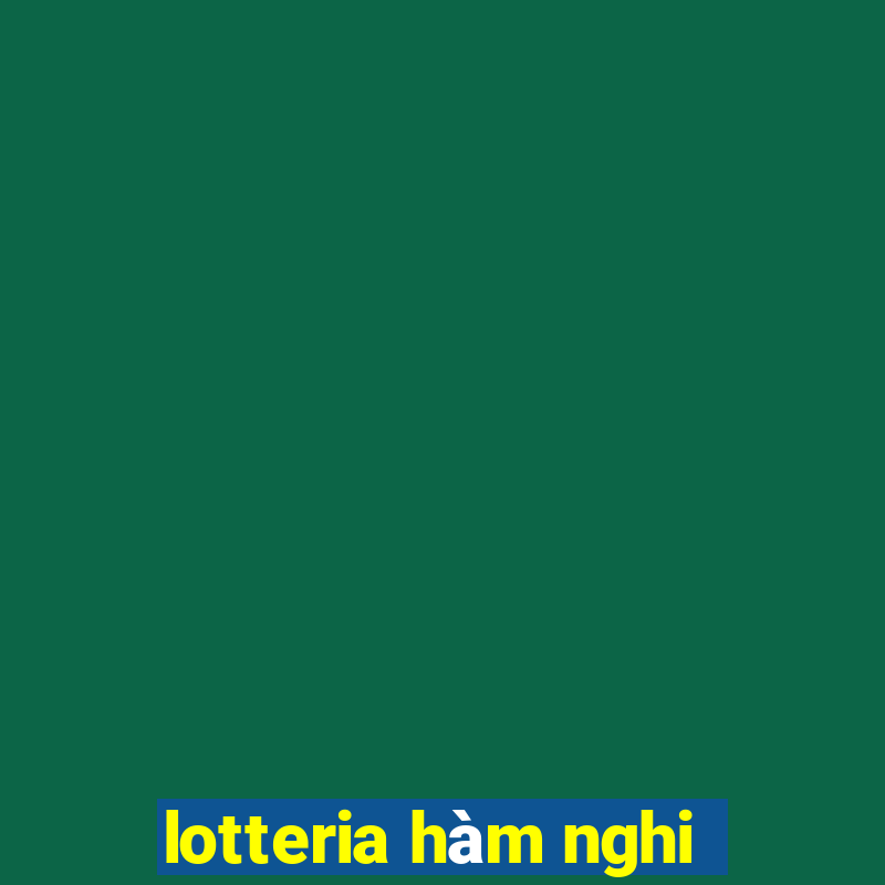 lotteria hàm nghi