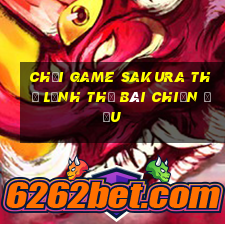 chơi game sakura thủ lĩnh thẻ bài chiến đấu