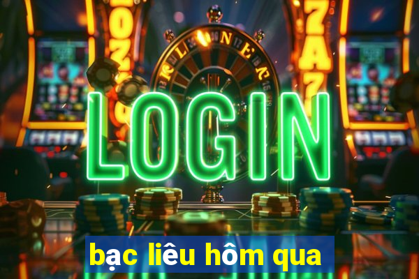 bạc liêu hôm qua