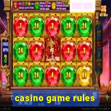 casino game rules