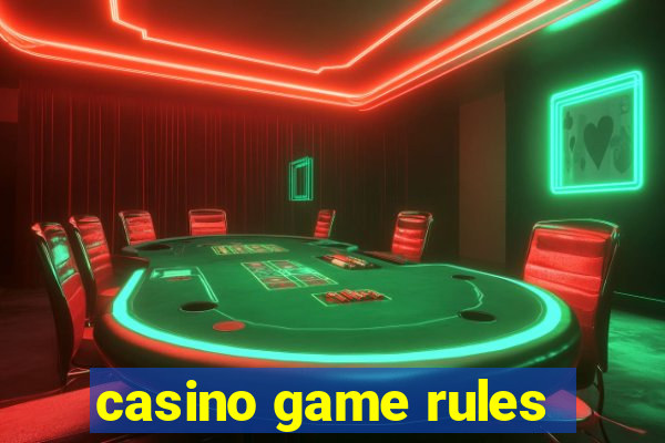 casino game rules