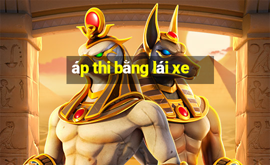 áp thi bằng lái xe