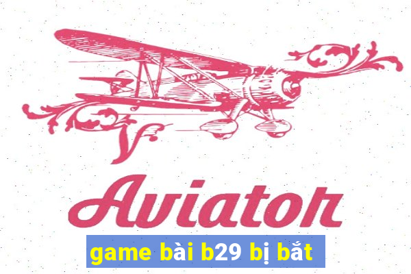 game bài b29 bị bắt