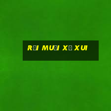 rải muối xả xui