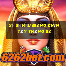 xổ số hậu giang chín tây tháng ba