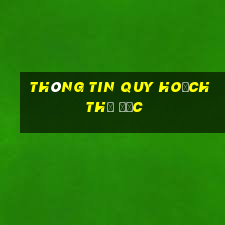 thông tin quy hoạch thủ đức