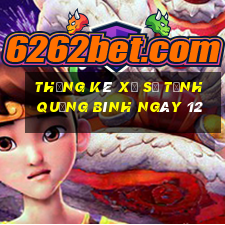 Thống kê Xổ Số Tỉnh Quảng Bình ngày 12