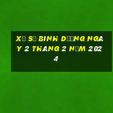 xổ số bình dương ngày 2 tháng 2 năm 2024