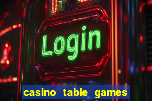 casino table games by image