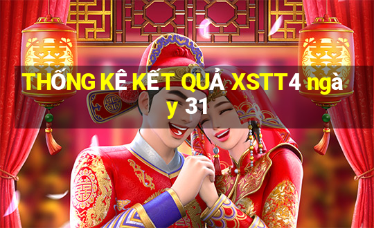 THỐNG KÊ KẾT QUẢ XSTT4 ngày 31