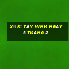 xổ số tây ninh ngày 3 tháng 2