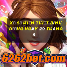 xổ số kiến thiết bình dương ngày 29 tháng 9