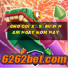 cho coi xổ số miền nam ngày hôm nay