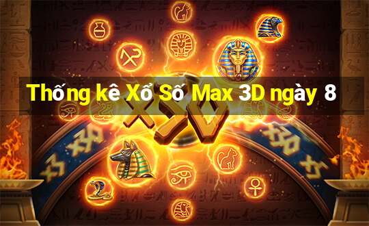 Thống kê Xổ Số Max 3D ngày 8