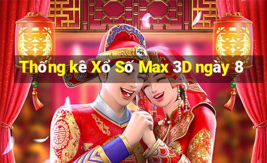 Thống kê Xổ Số Max 3D ngày 8