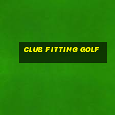 club fitting golf