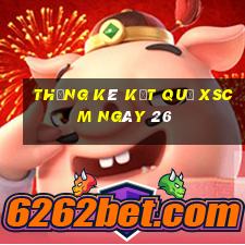 THỐNG KÊ KẾT QUẢ XSCM ngày 26