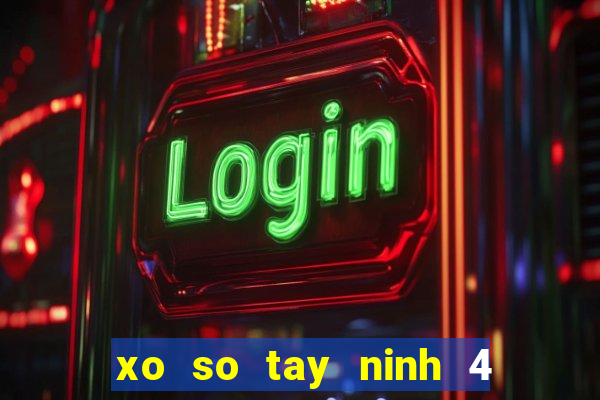 xo so tay ninh 4 8 2024