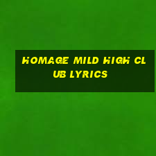 homage mild high club lyrics