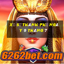 xổ số thành phố ngày 9 tháng 7