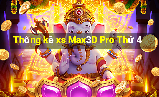 Thống kê xs Max3D Pro Thứ 4