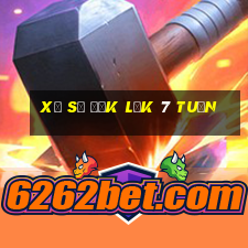 xổ số đắk lắk 7 tuần