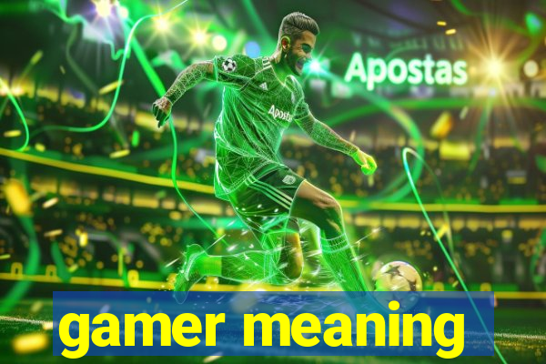 gamer meaning