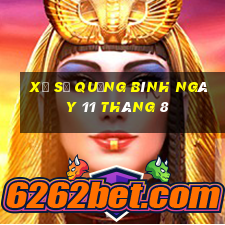 xổ số quảng bình ngày 11 tháng 8