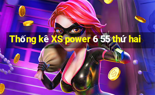 Thống kê XS power 6 55 thứ hai