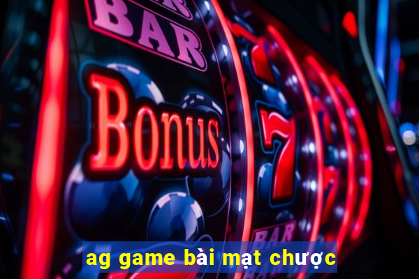 ag game bài mạt chược