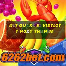 Kết quả xổ số vietlott ngày thứ năm