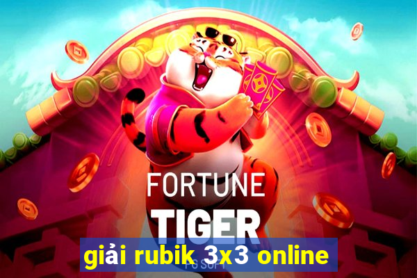 giải rubik 3x3 online