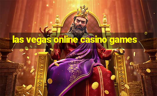 las vegas online casino games