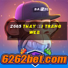 2665 Thay đổi trang web