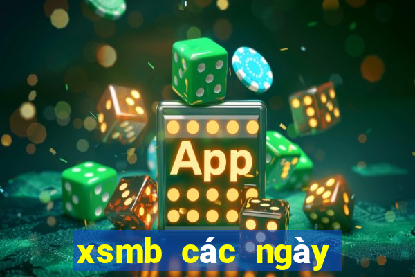 xsmb các ngày trong tuần