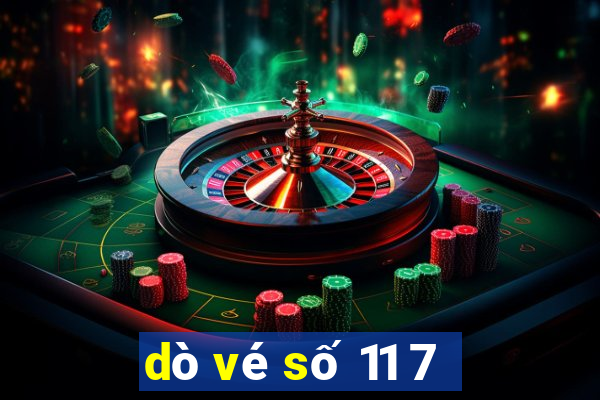 dò vé số 11 7