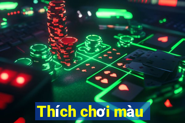 Thích chơi màu