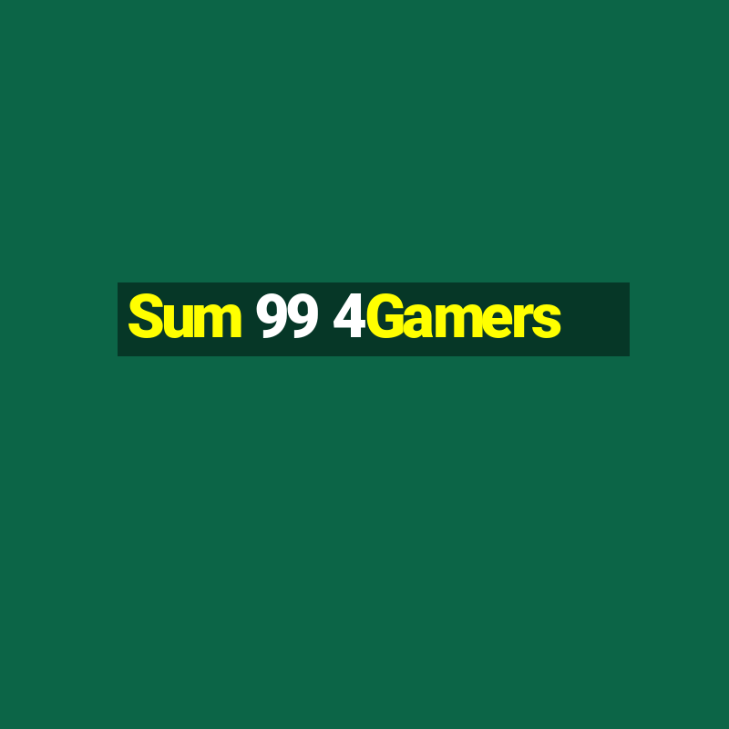 Sum 99 4Gamers