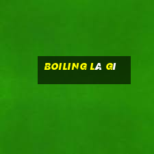 boiling là gì