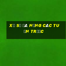 xổ số đà nẵng các tuần trước