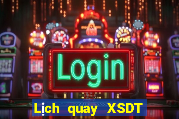 Lịch quay XSDT 6x36 thứ hai