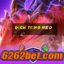 dịch tiếng mèo