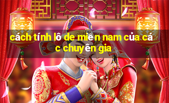 cách tính lô de miền nam của các chuyên gia