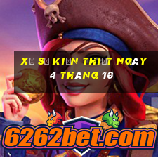 xổ số kiến thiết ngày 4 tháng 10