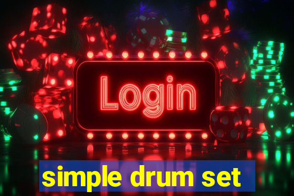 simple drum set