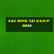 xác minh tài khoản go88