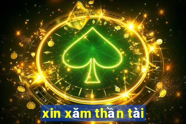 xin xăm thần tài