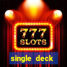 single deck blackjack math